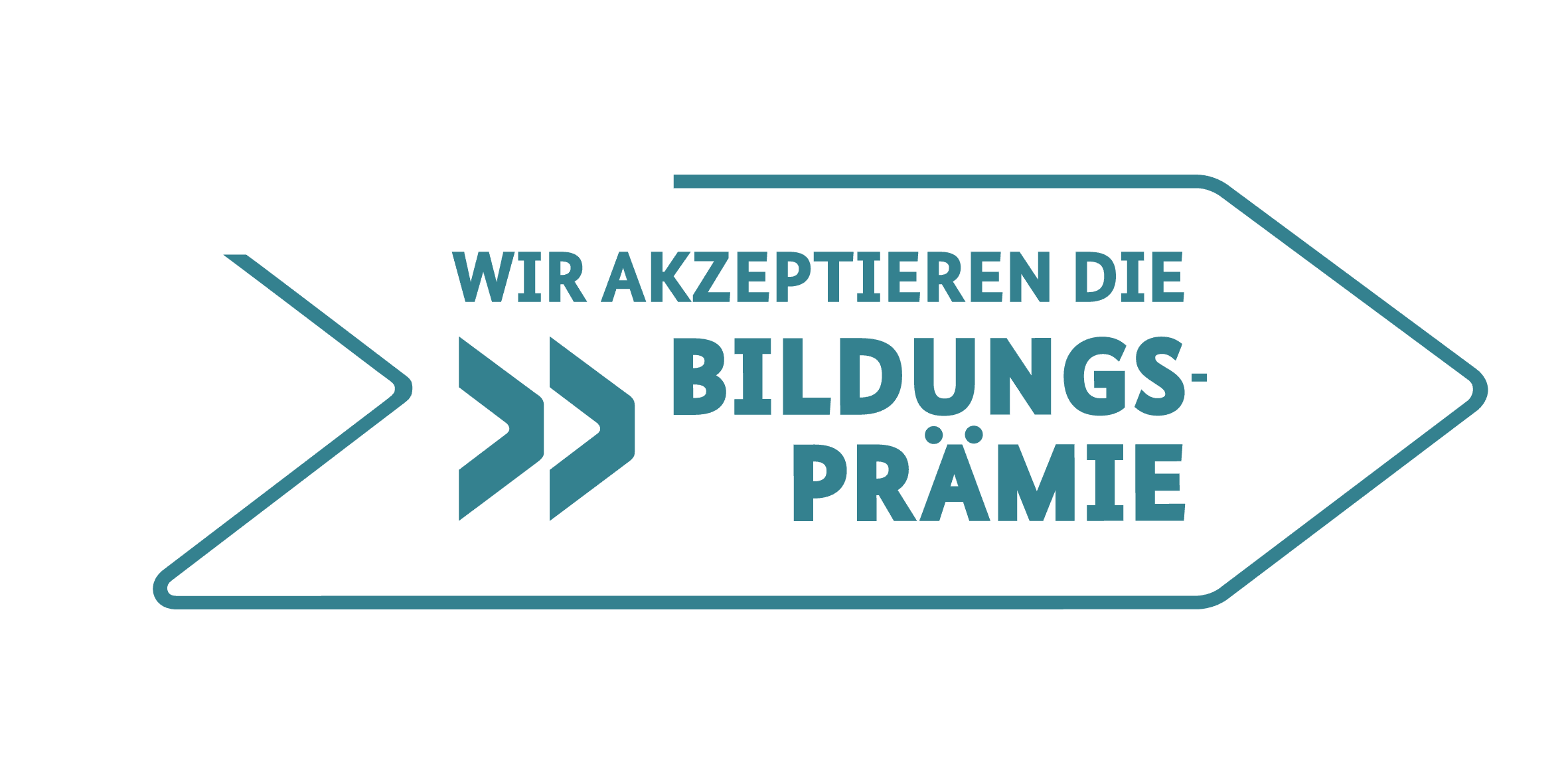 Wir akzeptieren die Bildungsprämie! Bildungsprämie Logo